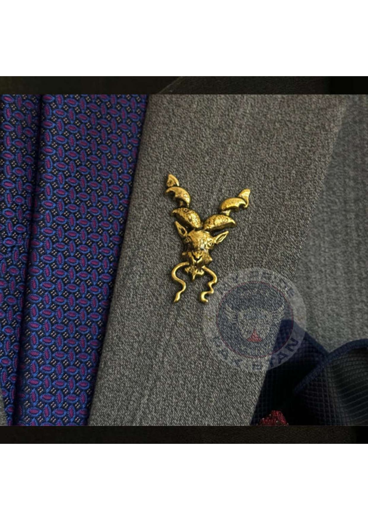 Pakistan Air Force Charlie Markhor Lapel Pin