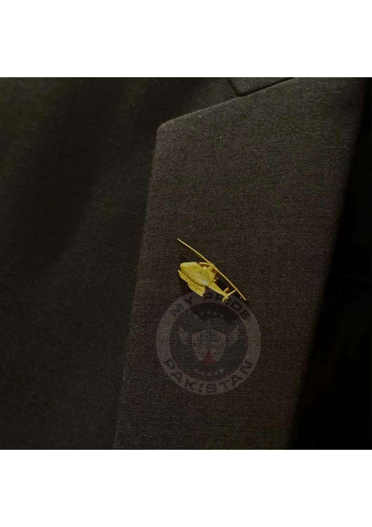 Pakistan Air Force Helicopter Lapel Pin