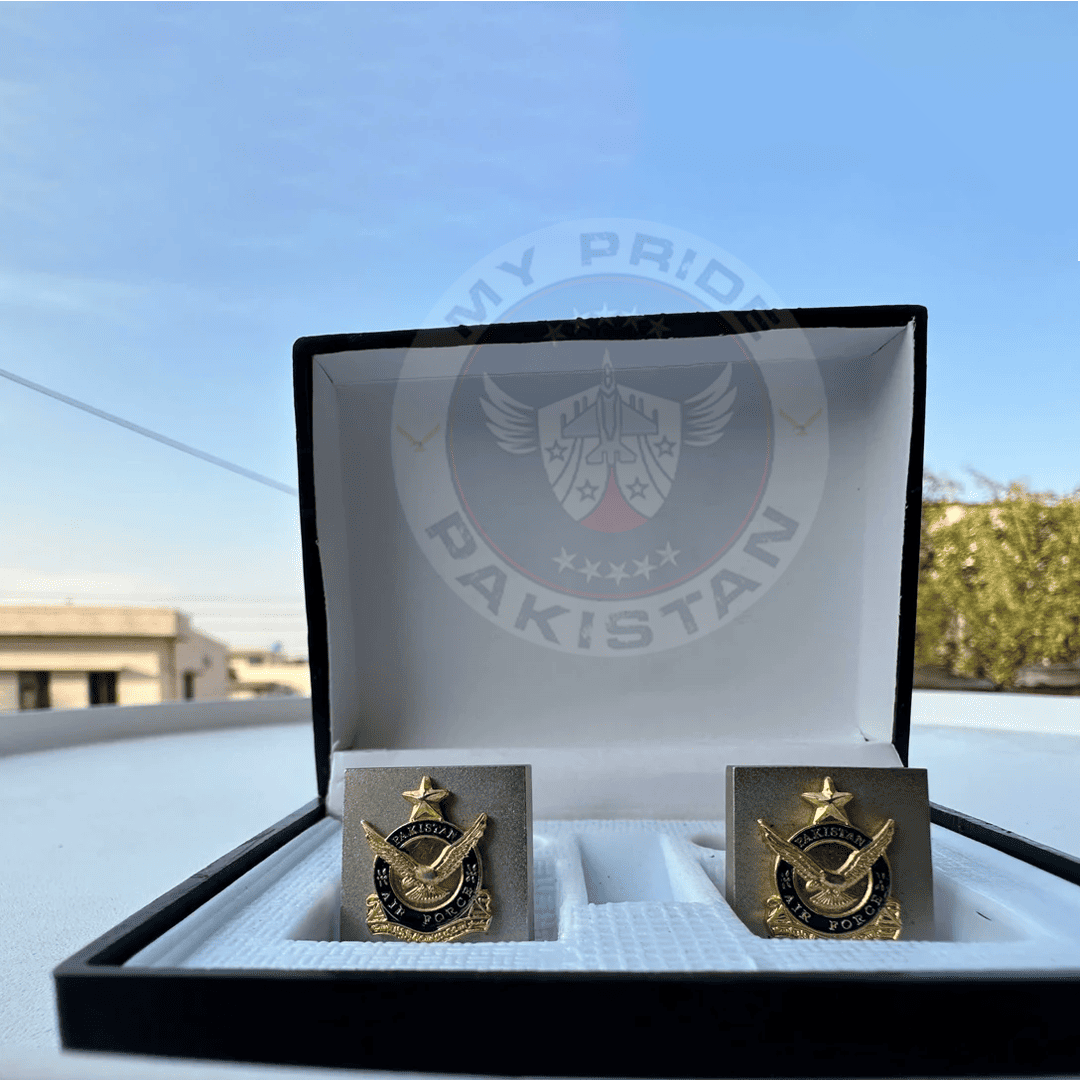 Pakistan Air Force Silver Men's Cufflinks