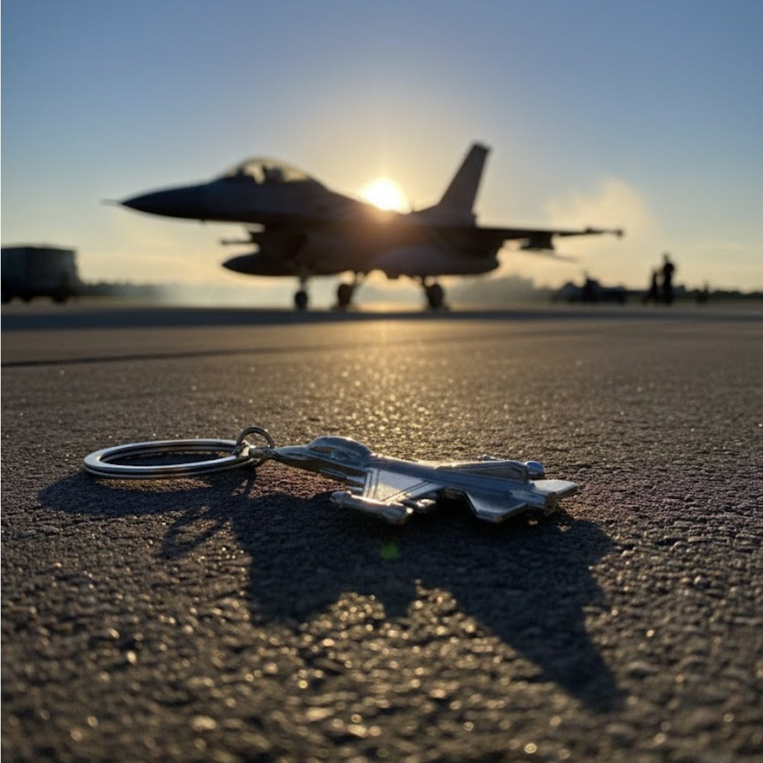 F 16 Warrior Key Chain