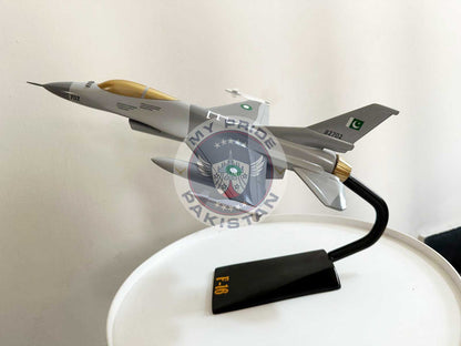 F-16 Fighting Falcon Model with Display Stand (Handmade Glass Fiber Edition)