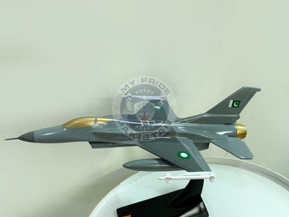 F-16 Fighting Falcon Model with Display Stand (Handmade Glass Fiber Edition)