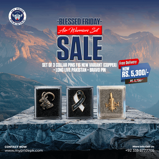 Set of 3 Collar Pins