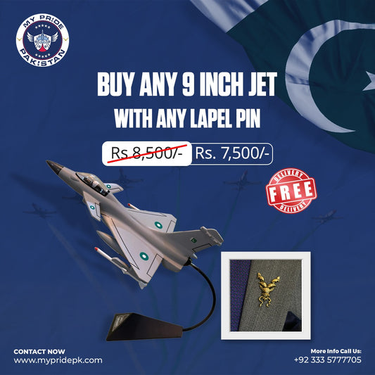 Any 9inch Jet with Any Lapel Pin