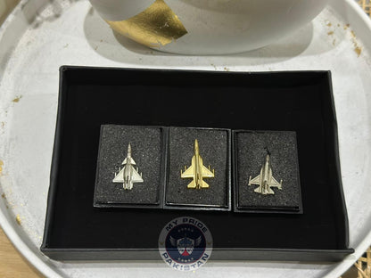 Aviation Pin Set – J10C, JF-17, and F16 Collection