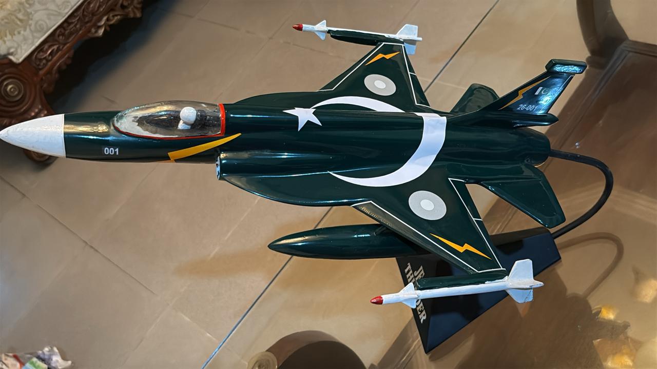 JF-17 Thunder Multi-role Fighter Model with Display Stand