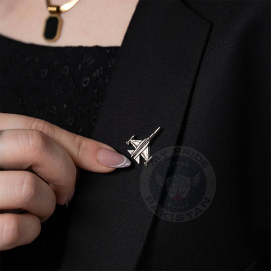 F-16 New Variant Lapel Pin- Silver