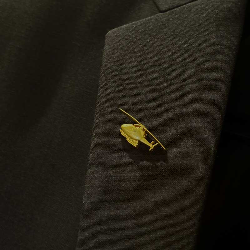 Pakistan Air Force Helicopter Lapel Pin - My Pride