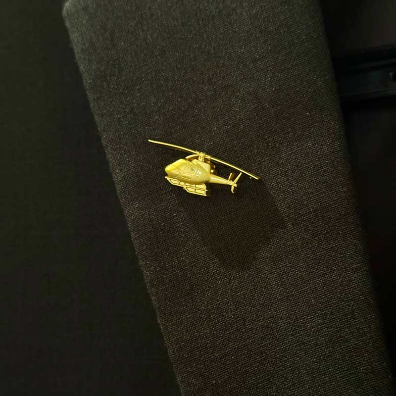 Pakistan Air Force Helicopter Lapel Pin - My Pride