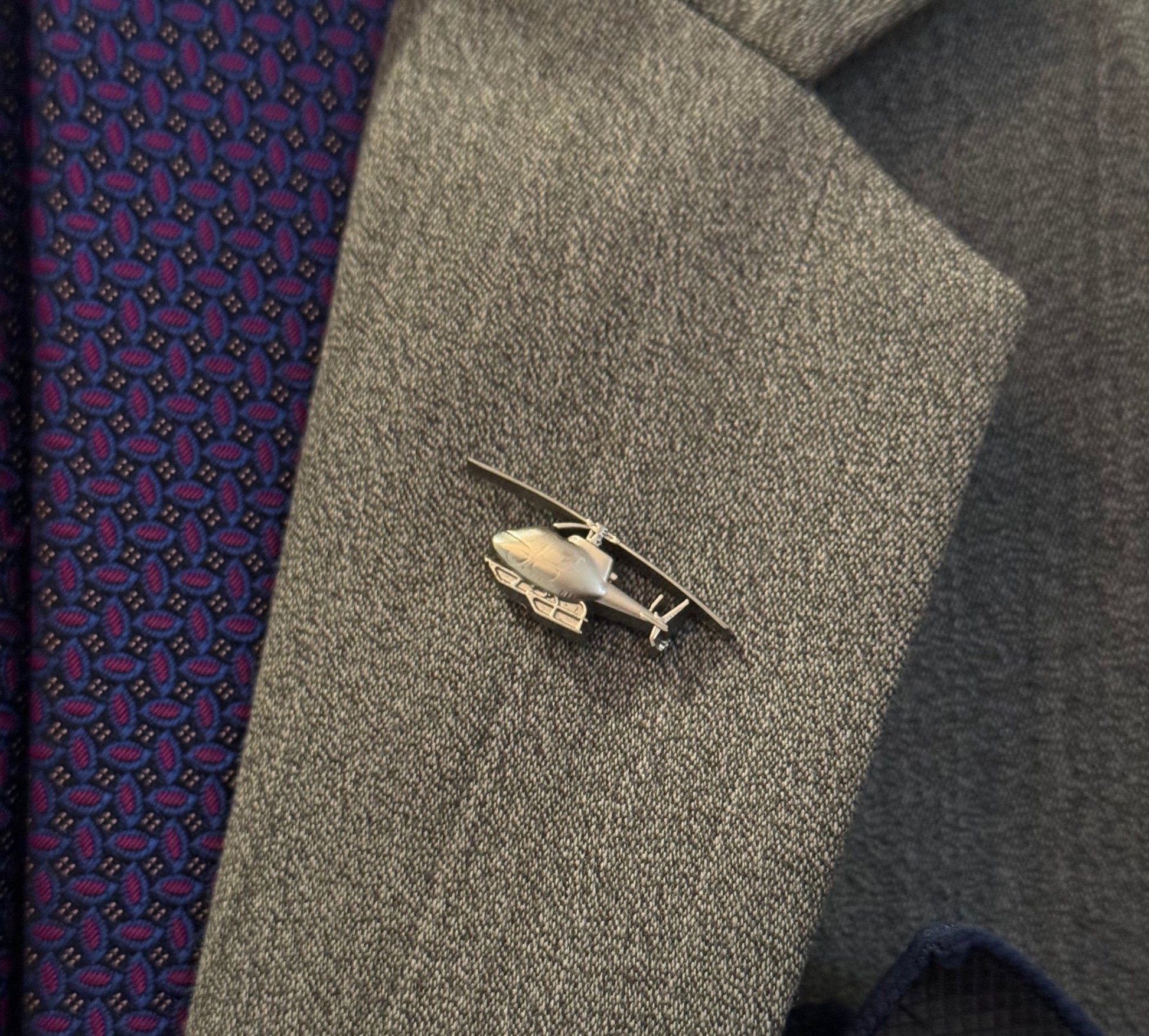 Pakistan Air Force Helicopter Lapel Pin - My Pride