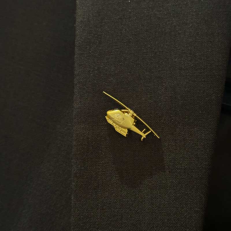 Pakistan Air Force Helicopter Lapel Pin - My Pride