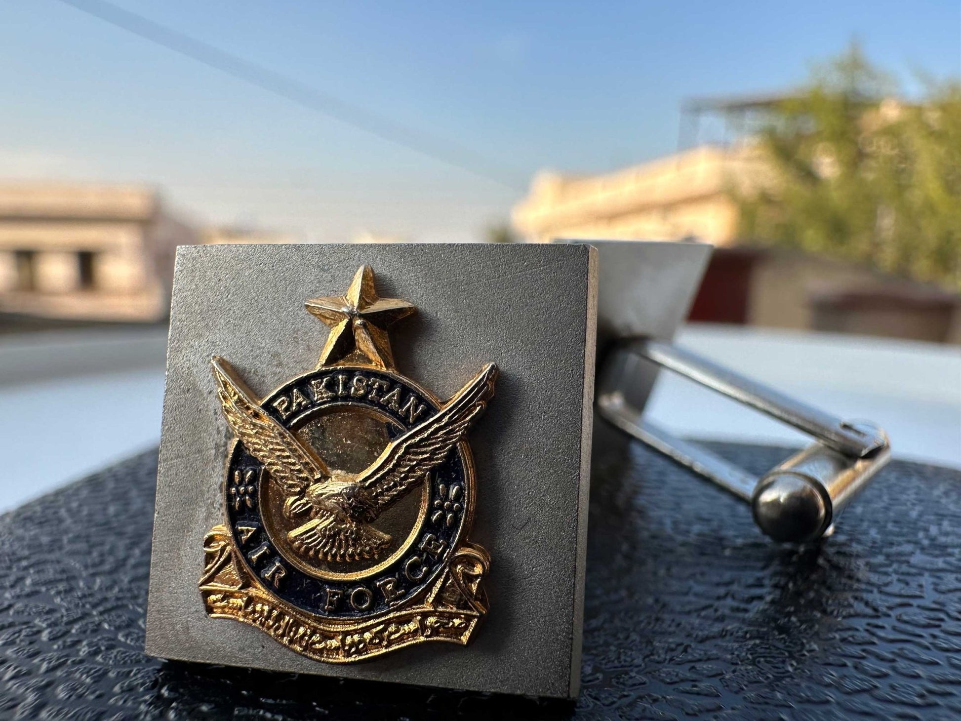 Pakistan Air Force Silver Men's Cufflinks - My Pride