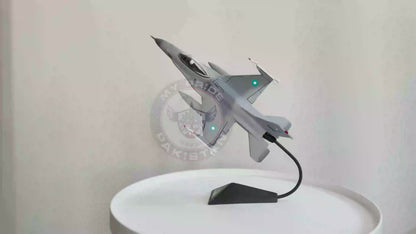 General Dynamics F-16 Fighting Falcon Model with Display Stand